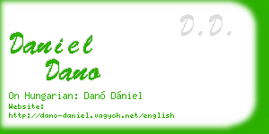 daniel dano business card